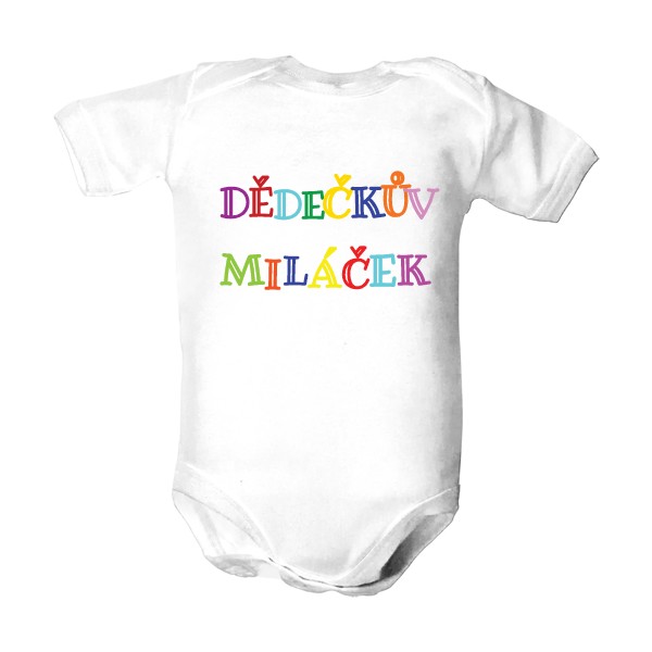 Dětské body  s potiskem DĚDEČKŮV MILÁČEK