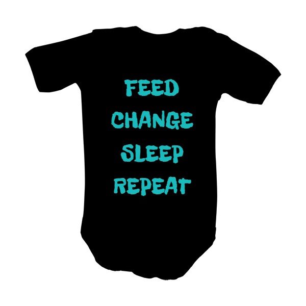 Feed, change, sleep, repeat