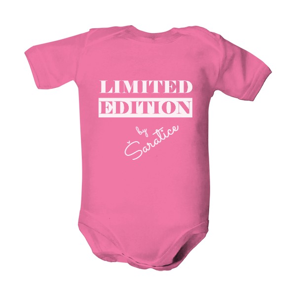 Dětské body  s potiskem Limited edition - holka